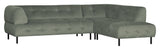 Lloyd Sofa w. chaise longue, right facing - Green