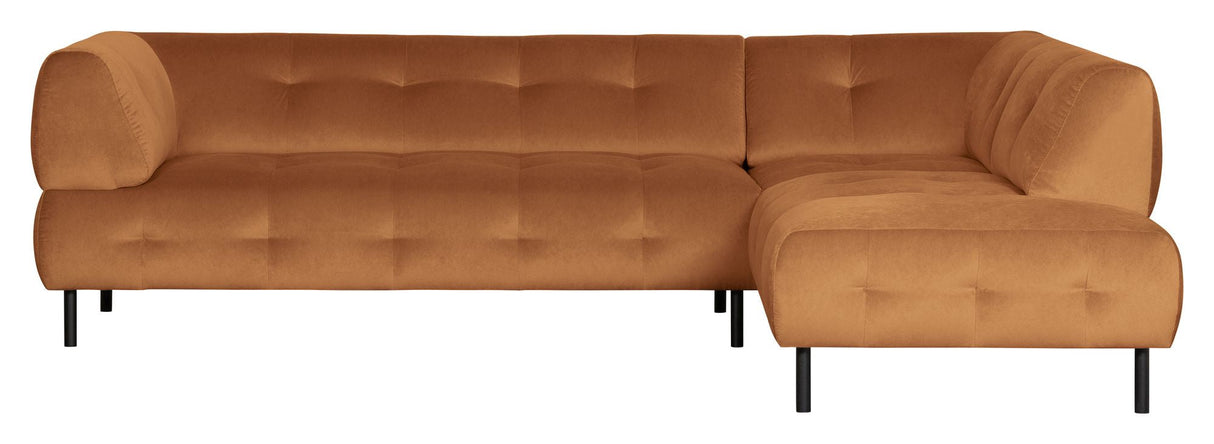 Lloyd Sofa w. chaise longue, right facing - Orange