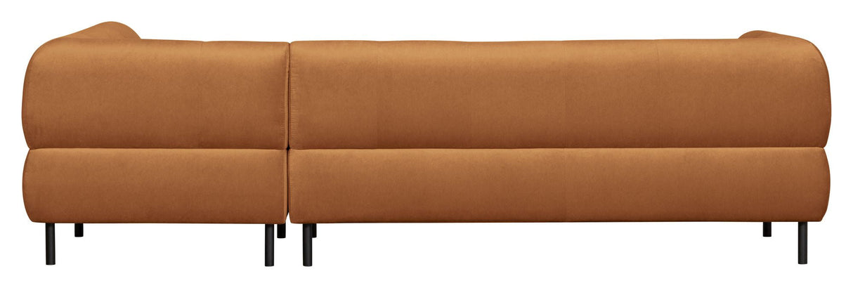 Lloyd Sofa w. chaise longue, right facing - Orange