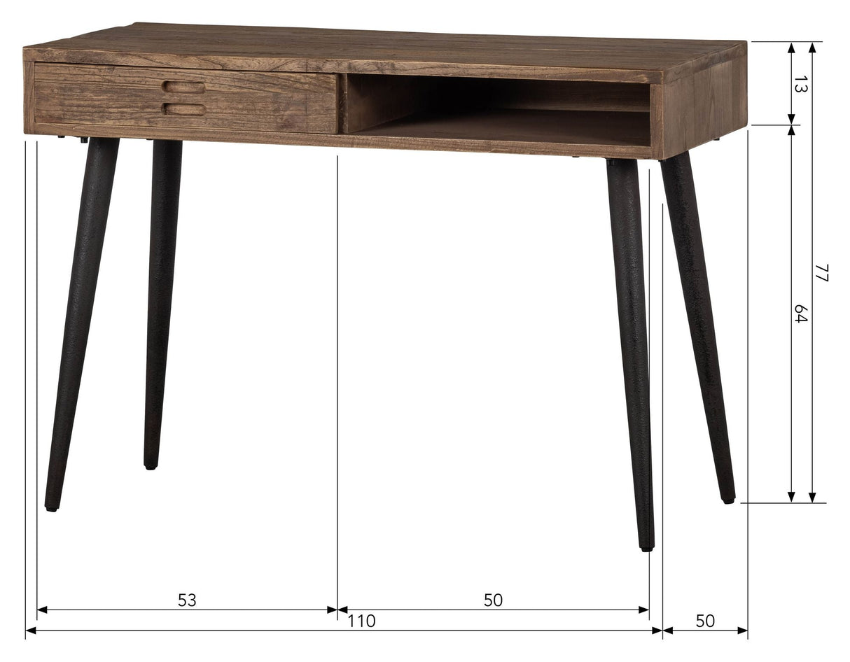 Woood Maddox Desk, Recycled Wood