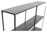 Woood Meert Wall Shelf - Black Metal, 75x75