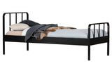 Woood Mees Bed Frame - Black, 90x200