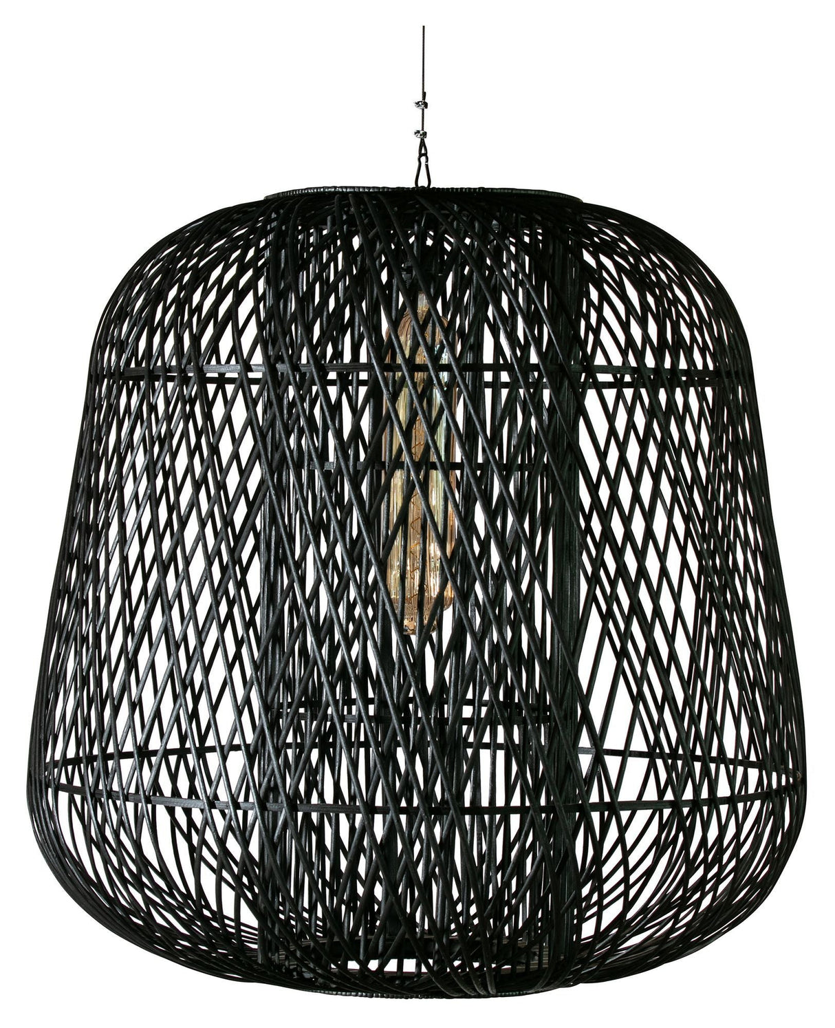 Woood Moza Pendant - Black Bamboo