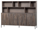 New Gravure Sideboard, Ash veneer with brown stain