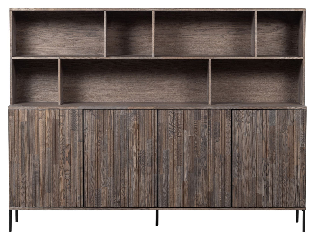 New Gravure Sideboard, Ash veneer with brown stain