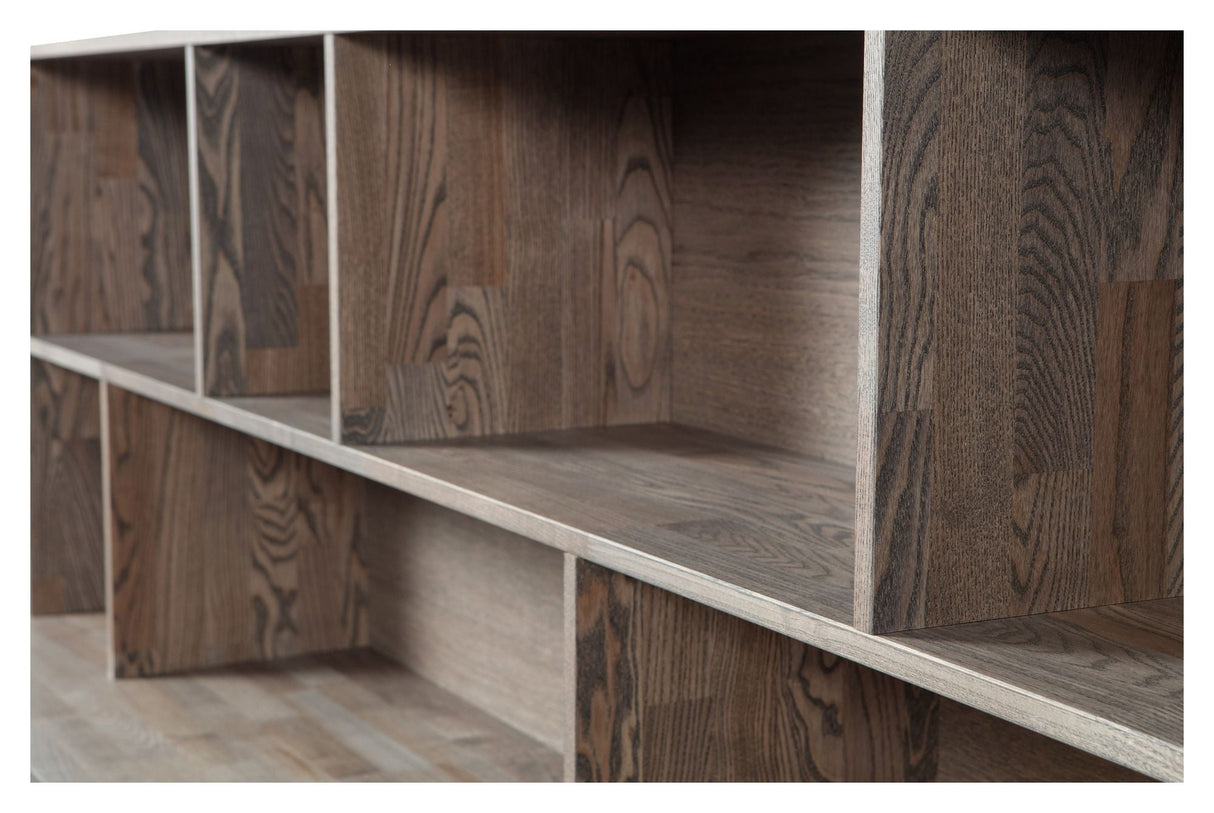 New Gravure Sideboard, Ash veneer with brown stain