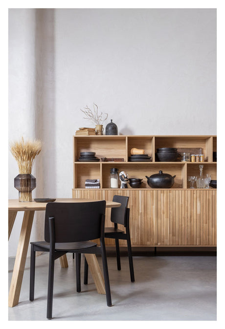 New Gravure Sideboard, Oak veneer with clear stains