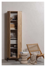 Woood New Gravure Cupboard w. drawer, Oak