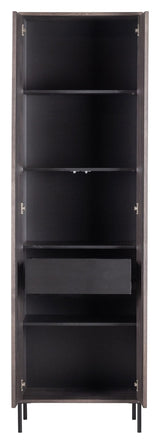 Woood New Gravure Cupboard w. drawer, Espresso Ask