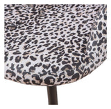 Noortje Dining chair with panther print, Set of 2 pcs.