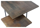 Olan Deposit Table - Antique Brass