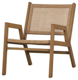 Pem Lounge Chair in light brown Aluminum