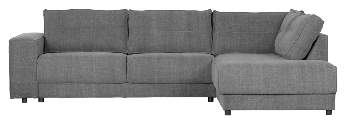 Woood Randy Sofa with right-facing chaise longue, Anthracite