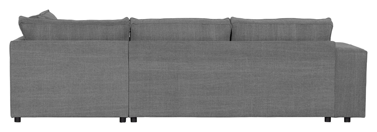 Woood Randy Sofa with right-facing chaise longue, Anthracite