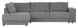 Woood Randy Sofa with left-facing chaise longue, Anthracite