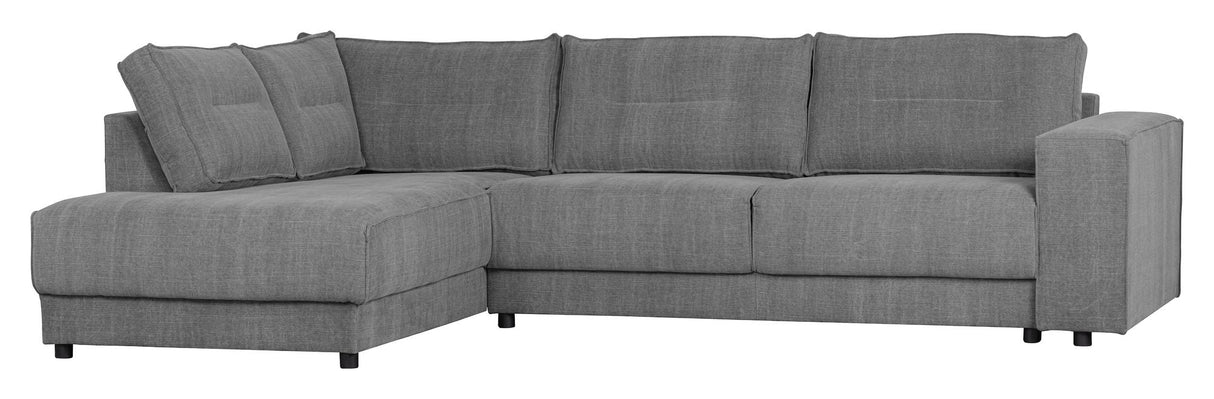 Woood Randy Sofa with left-facing chaise longue, Anthracite