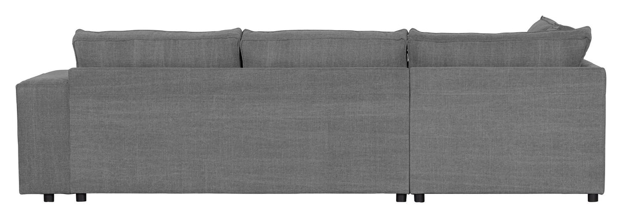 Woood Randy Sofa with left-facing chaise longue, Anthracite