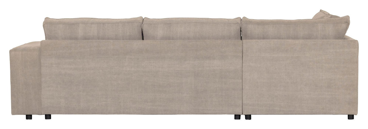 Woood Randy Sofa with left-facing chaise longue, Sand