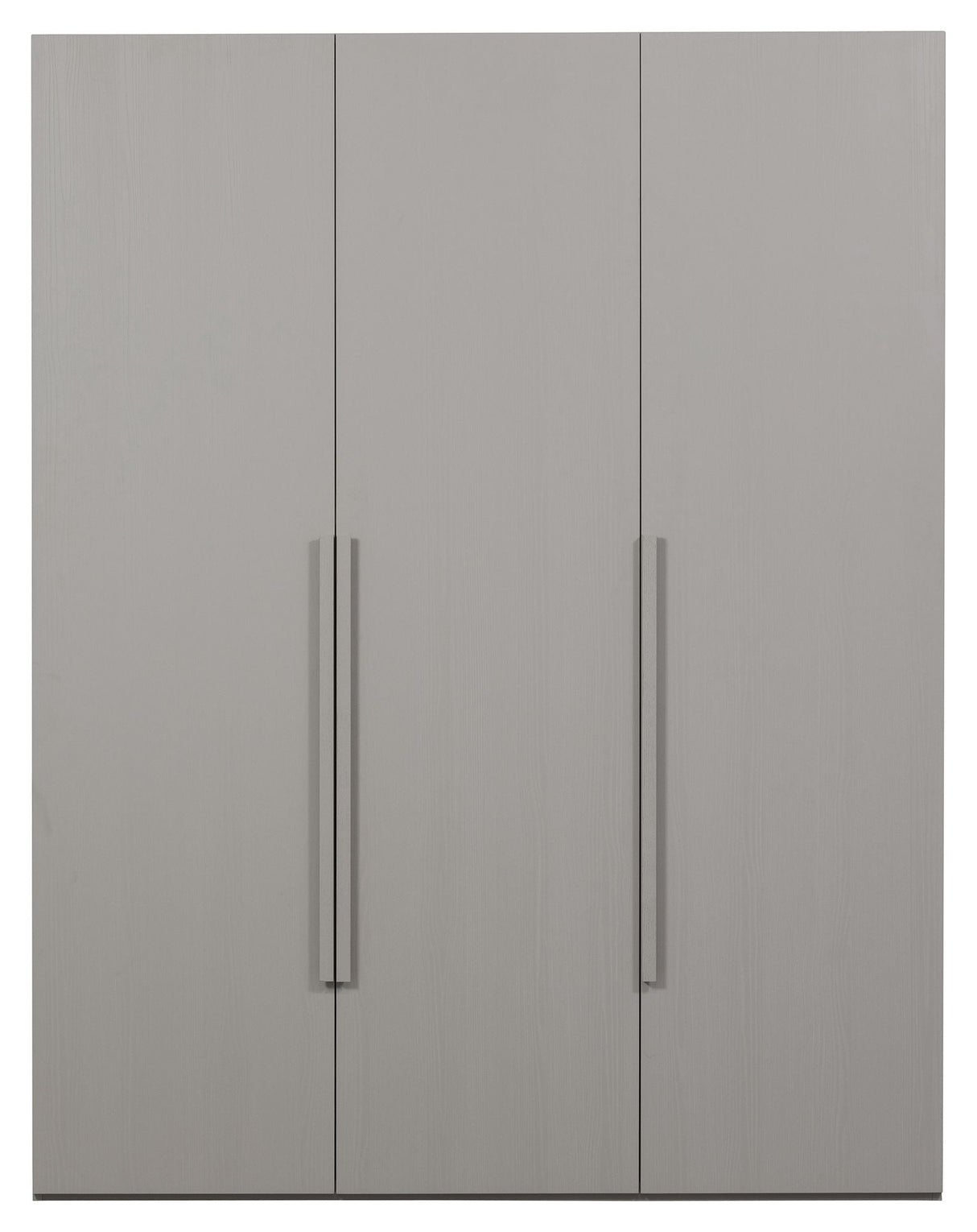 Clean Wardrobe w. 3 doors, B165, Mat Light gray