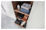 Clean Wardrobe w. 3 doors, B165, Mat Light gray