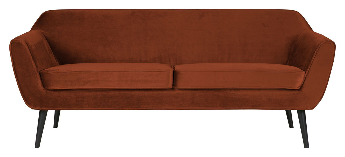 Woood Rocco 2-seater Sofa - Rust Velour