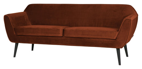 Woood Rocco 2-seater Sofa - Rust Velour