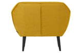 WOOOD - Rocco Armchair w/velvet - Okker