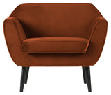 Woood Rocco Armchair - Rust Velour