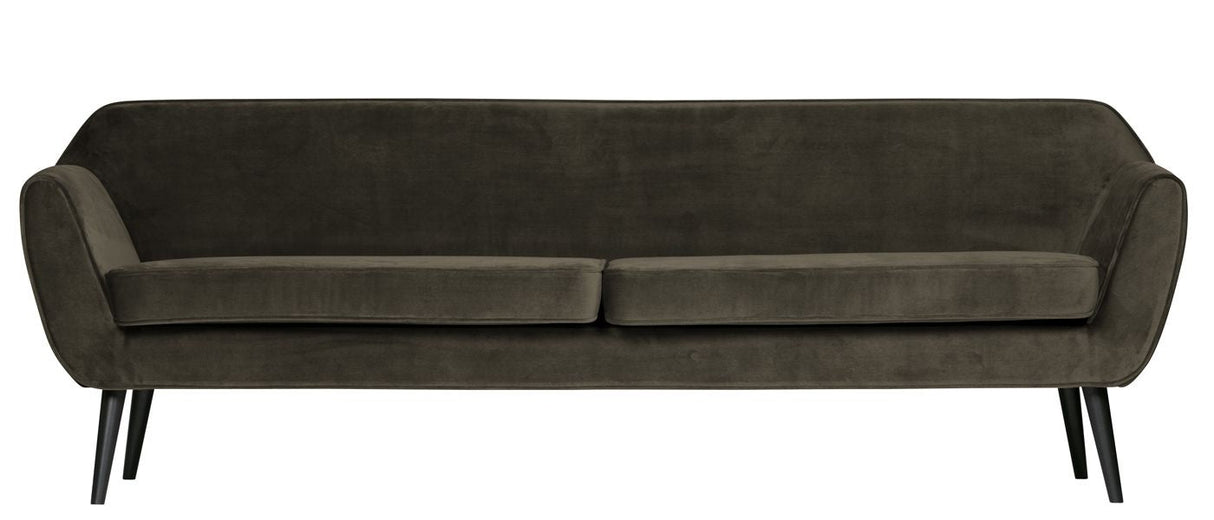 WOOOD - Rocco XL 4-pers. Sofa - Velor Warm Green