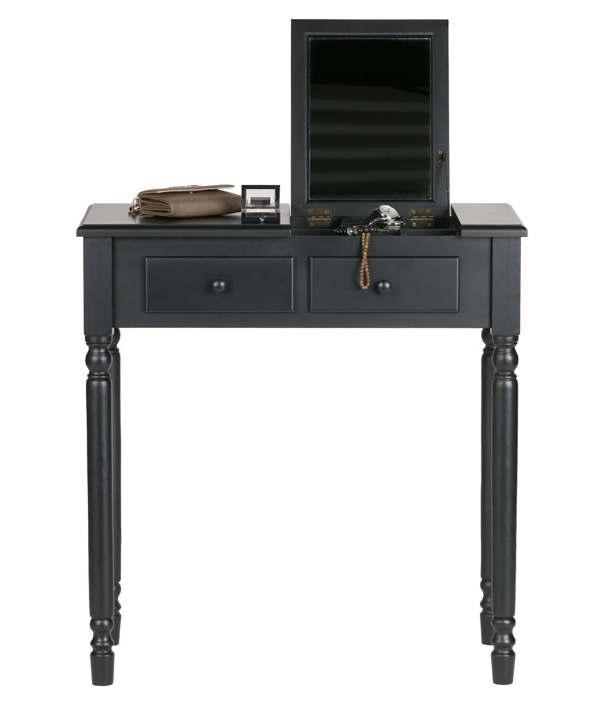 WOOOD - Romy Makeup/Console Table - Black