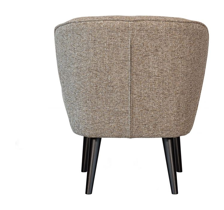 Sara Armchair, Beige fabric