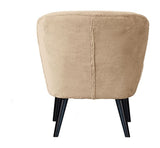 Sara Armchair, Fake fur, Natural