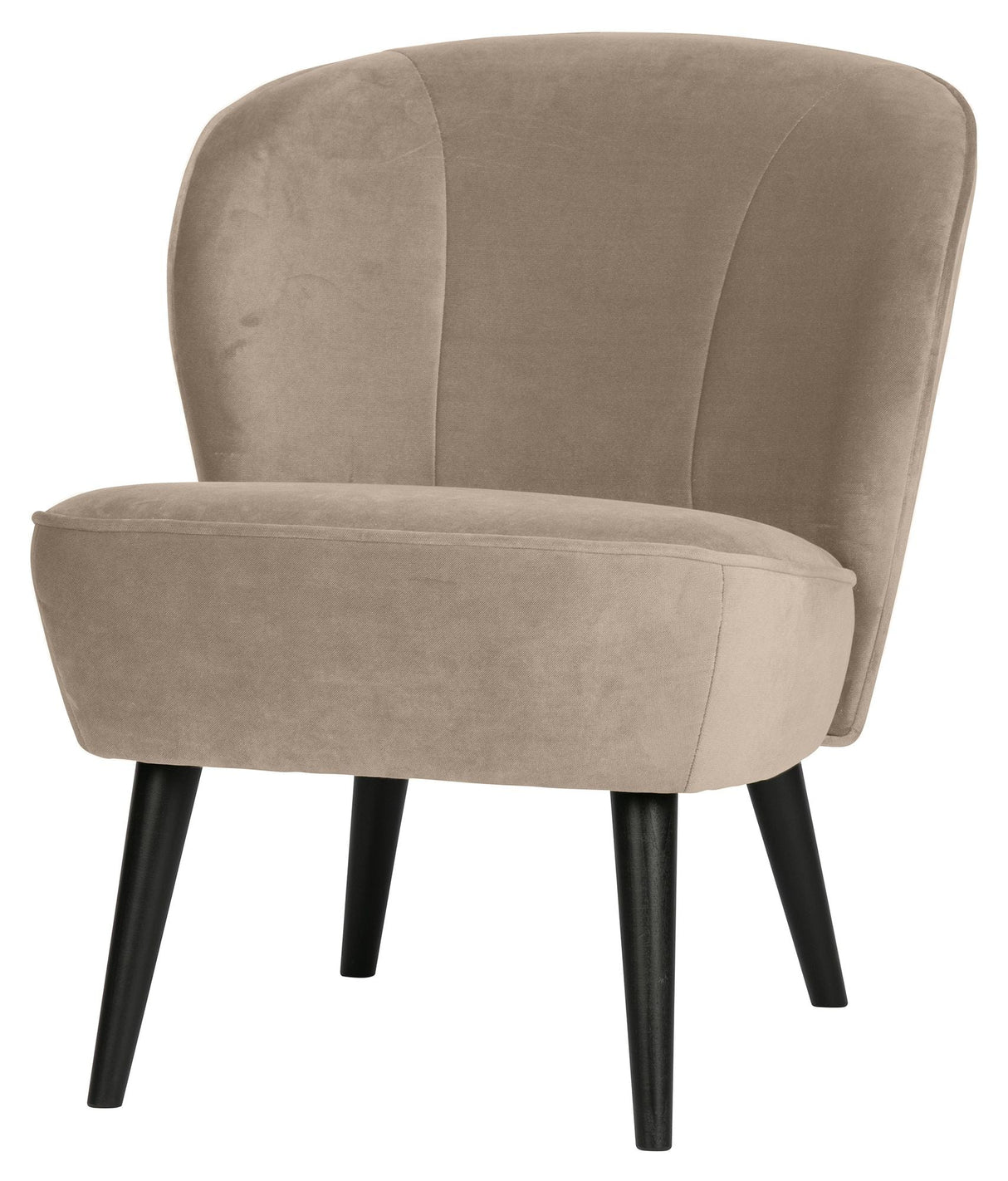 Sara Armchair - Khaki velvet