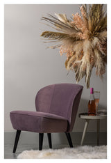 Sara Lounge Chair - Warm Purple