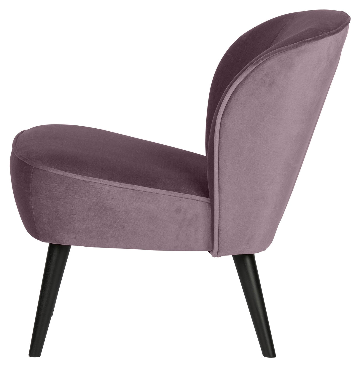 Sara Lounge Chair - Warm Purple