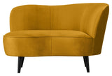 Sara Lounge sofa, right facing - Ochre velvet