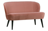 WOOOD - Sara Loungesofa w/velvet - Old Pink