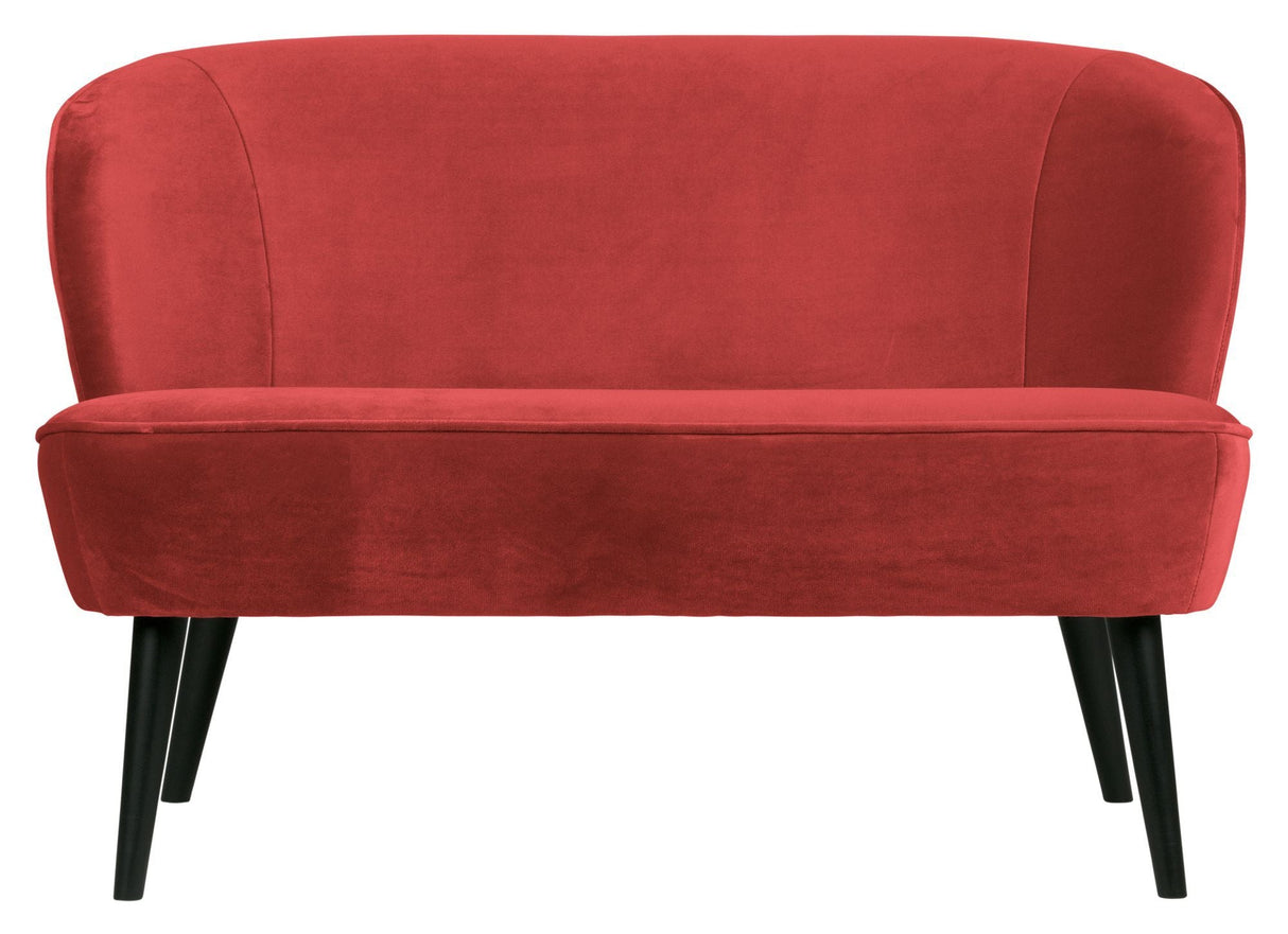 Woood Sara Lounge Sofa - Raspberry Velour