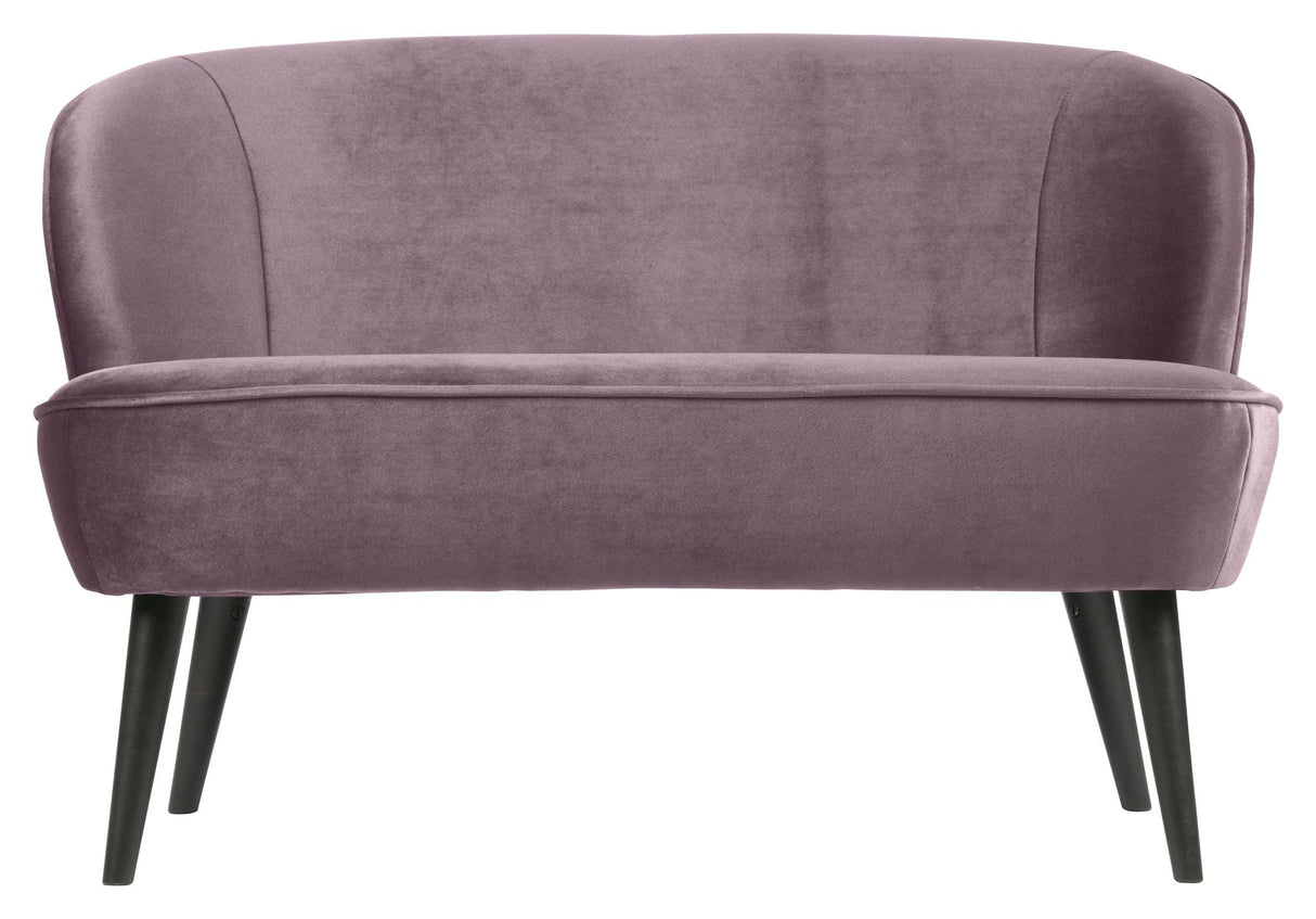 Sara Lounge Sofa - Warm purple velvet