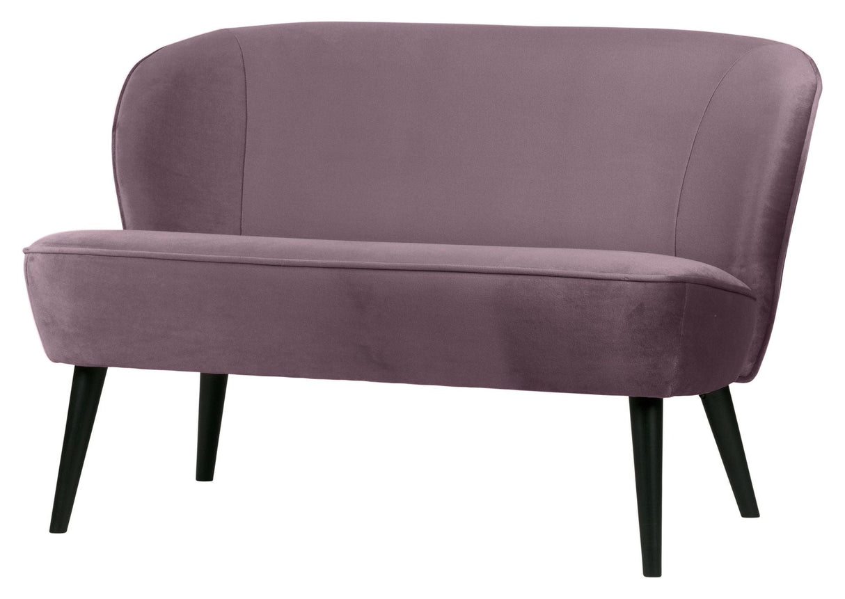 Sara Lounge Sofa - Warm purple velvet