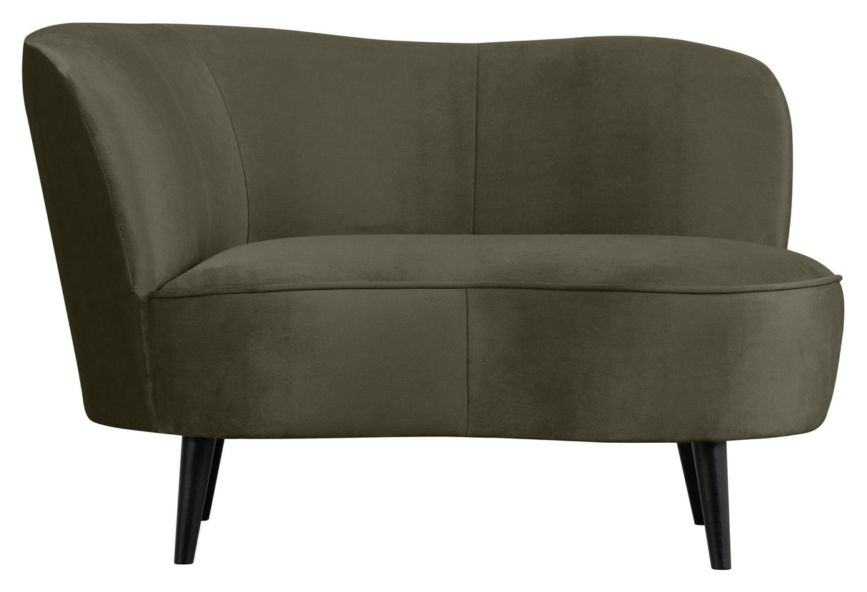 Sara Lounge Sofa, left - Warm green