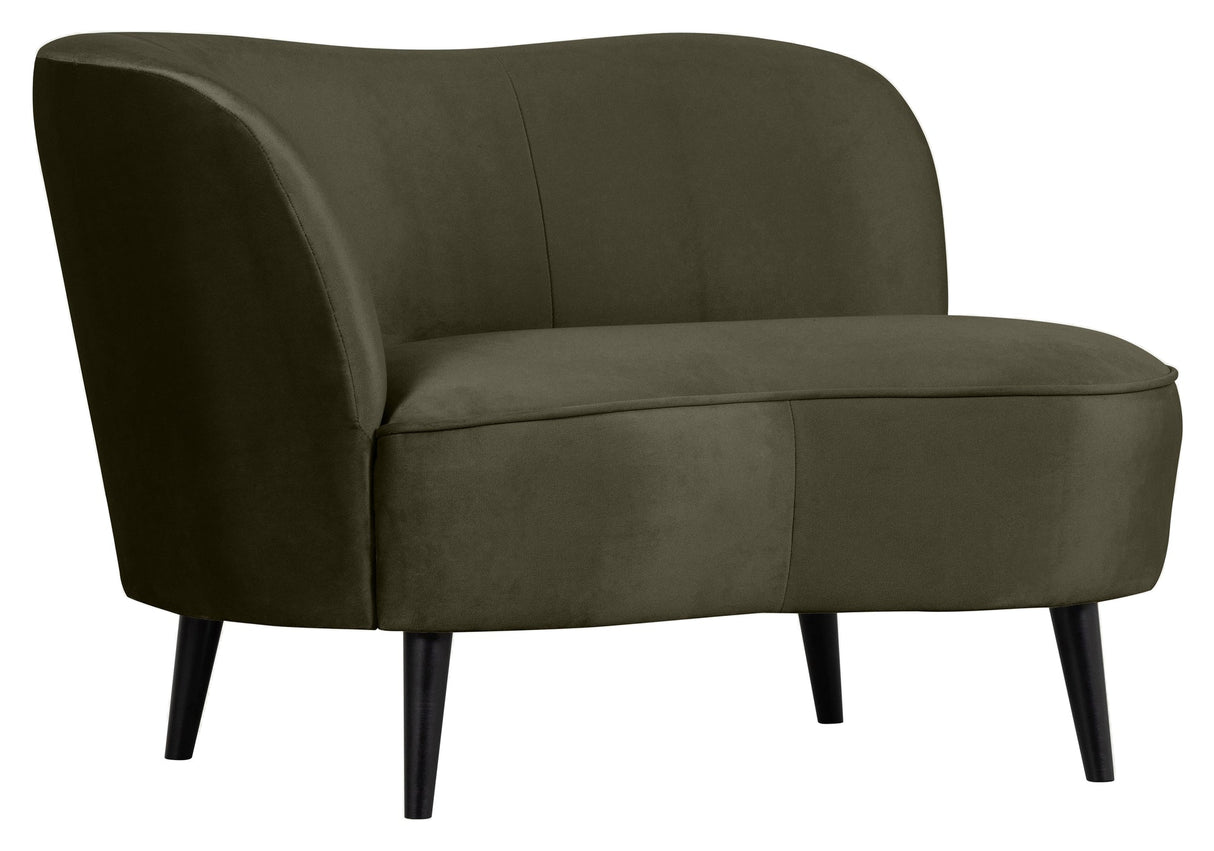 Sara Lounge Sofa, left - Warm green