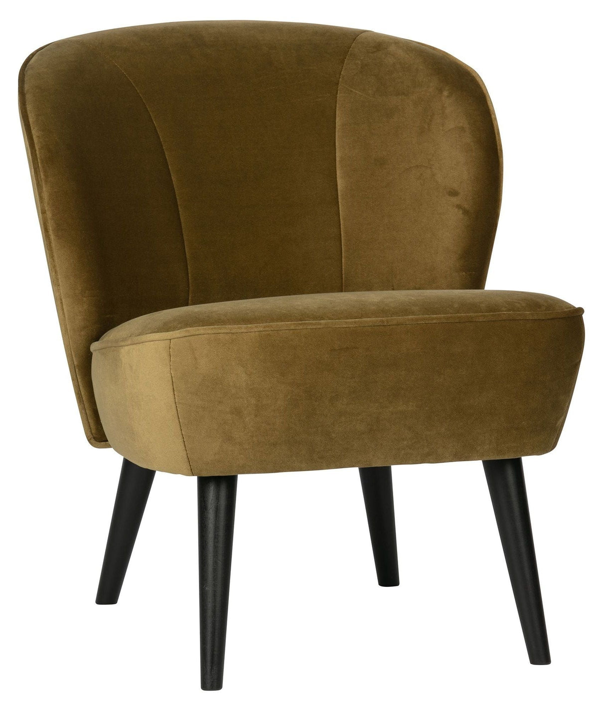 Woood Sara Lounge Chair - Army Velour