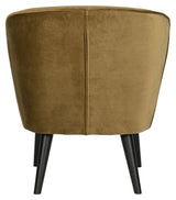 Woood Sara Lounge Chair - Army Velour