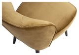 Woood Sara Lounge Chair - Army Velour