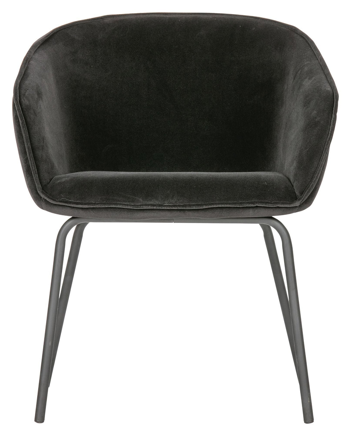 Woood Sien Dining Chairs Set - Black Velvet