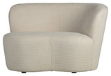 Woood Stone Lounge Sofa Right-facing - Cream