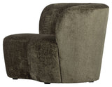 Stone Lounge Sofa, right facing - Warm green