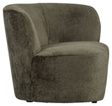 Stone Lounge Sofa, right facing - Warm green