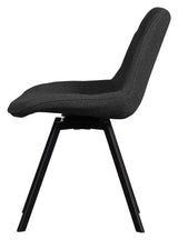 Sutton Dining Chair - Anthracite bouclé